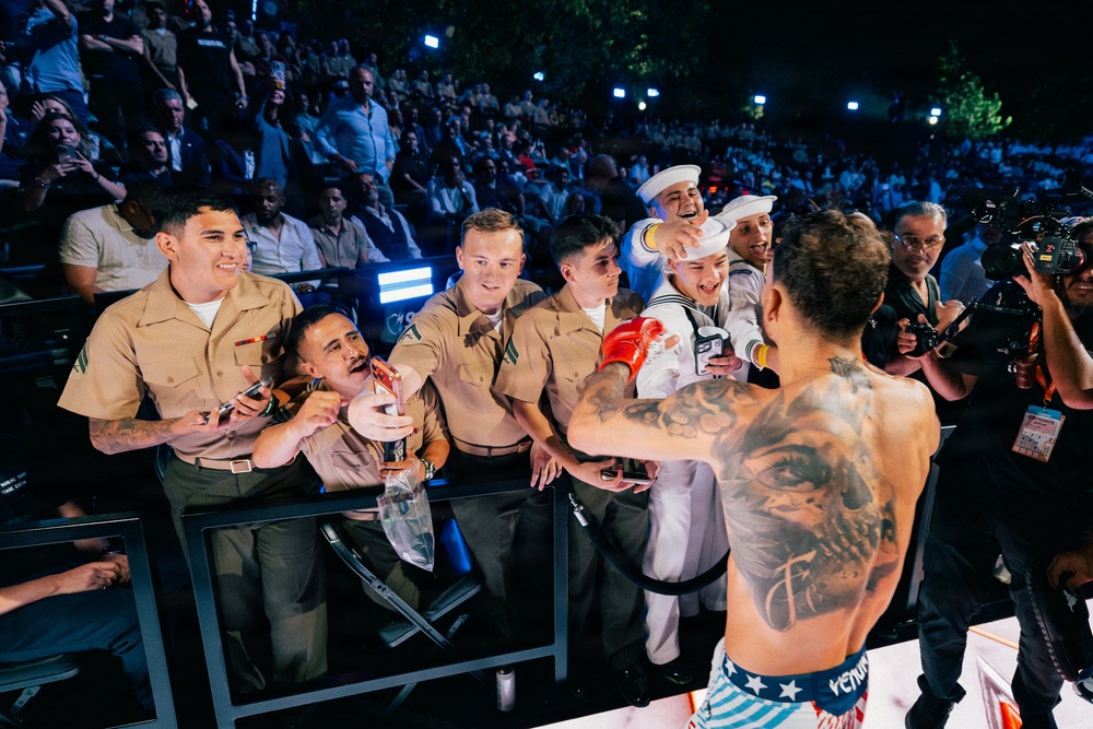 "The President's Own" U.S. Marine Band Supports UFC Freedom 250 at White House