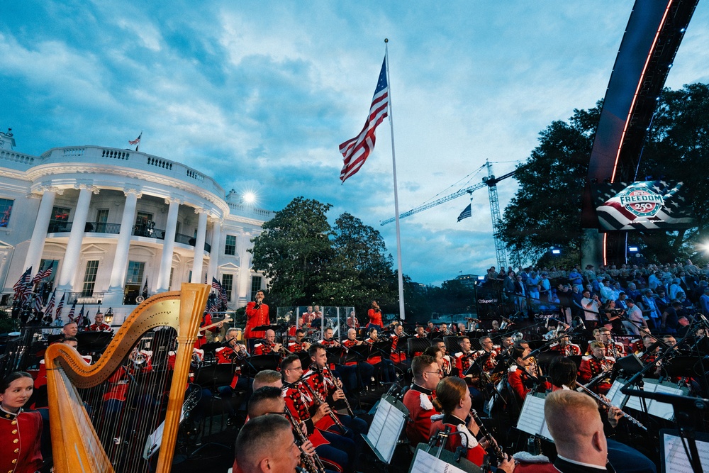 "The President's Own" U.S. Marine Band Supports UFC Freedom 250 at White House