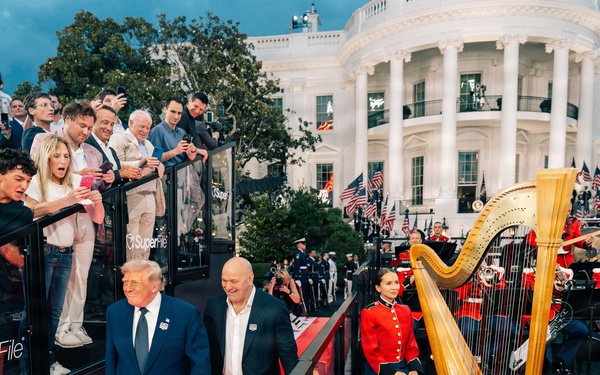 "The President's Own" U.S. Marine Band Supports UFC Freedom 250 at White House