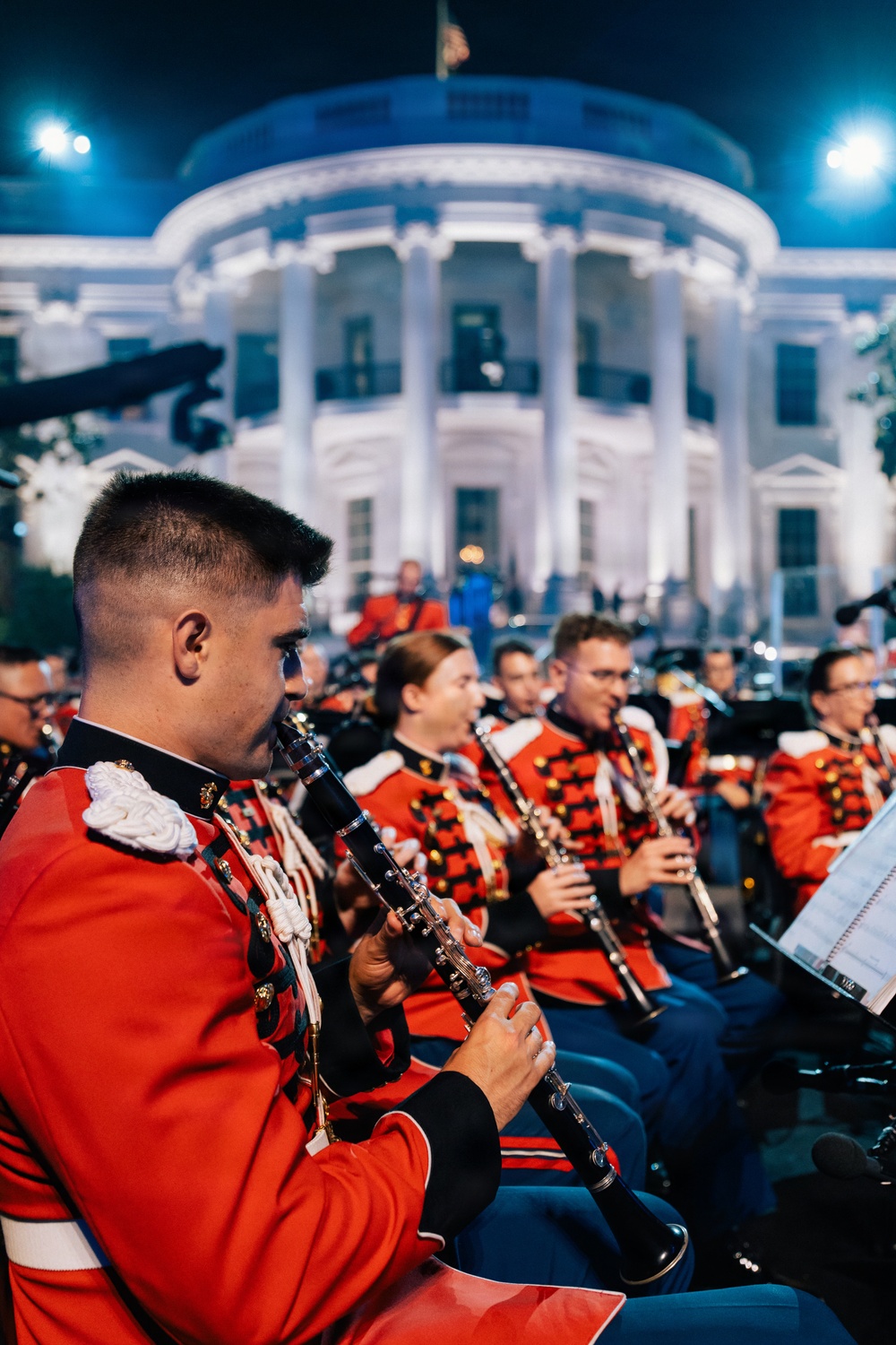 "The President's Own" U.S. Marine Band Supports UFC Freedom 250 at White House
