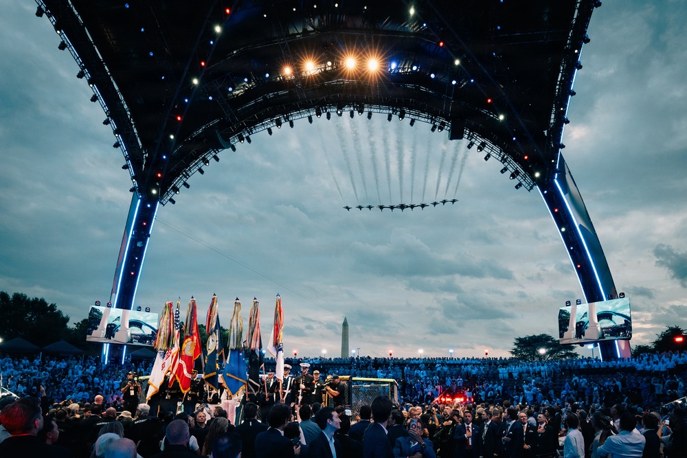 "The President's Own" U.S. Marine Band Supports UFC Freedom 250 at White House