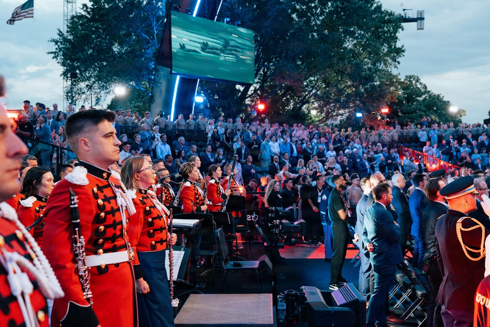 "The President's Own" U.S. Marine Band Supports UFC Freedom 250 at White House