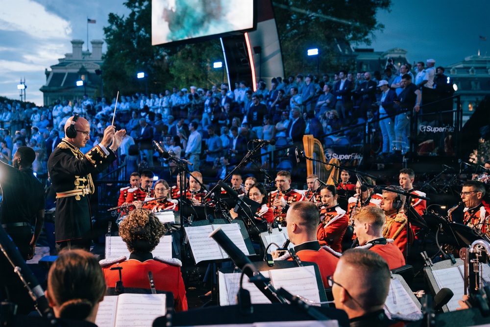 "The President's Own" U.S. Marine Band Supports UFC Freedom 250 at White House