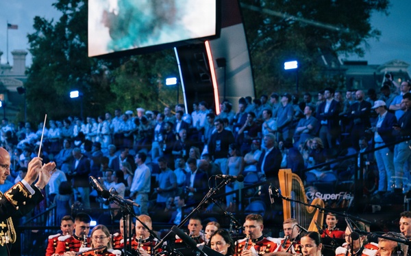 "The President's Own" U.S. Marine Band Supports UFC Freedom 250 at White House