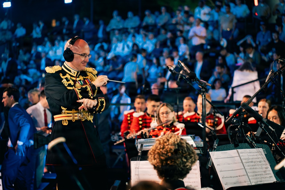 "The President's Own" U.S. Marine Band Supports UFC Freedom 250 at White House