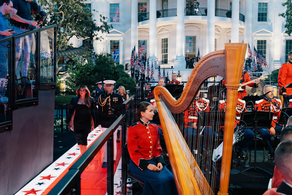 "The President's Own" U.S. Marine Band Supports UFC Freedom 250 at White House