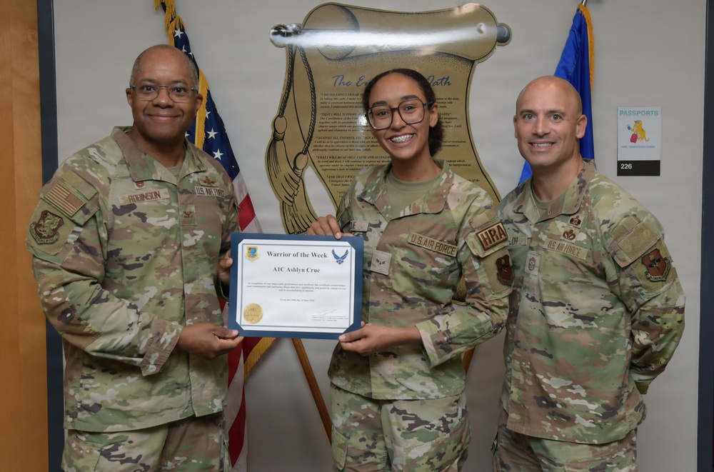 Warrior of the Week: A1C Ashlyn Crue