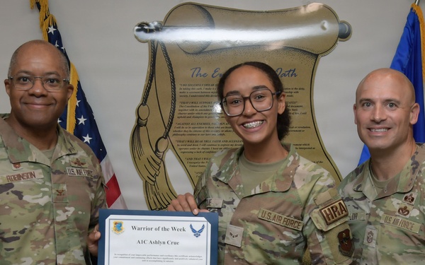Warrior of the Week: A1C Ashlyn Crue