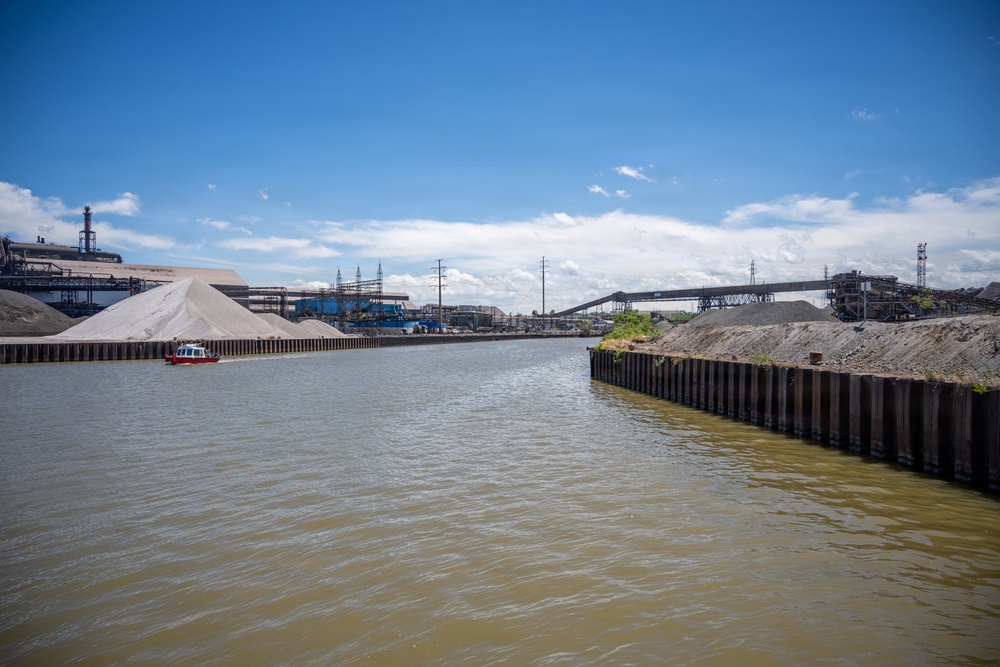 Cleveland Dredging Continues on the Cuyahoga River
