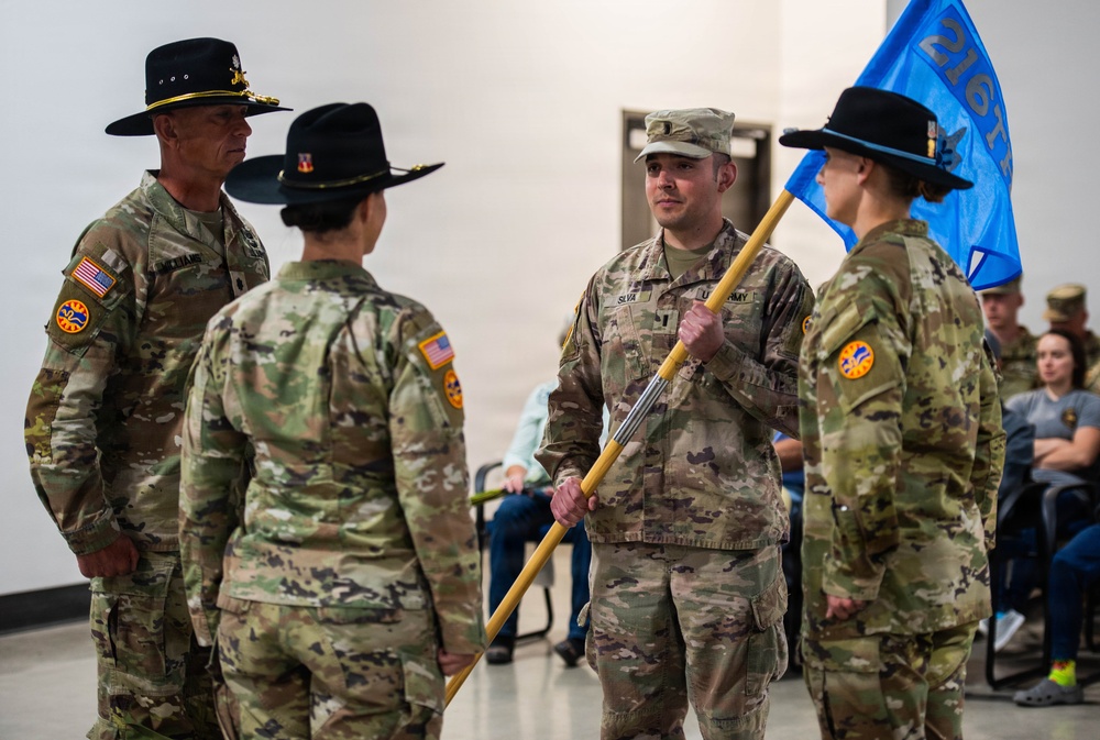 216th Military Intelligence Company Reactivates, Changes Command at Gowen Field.