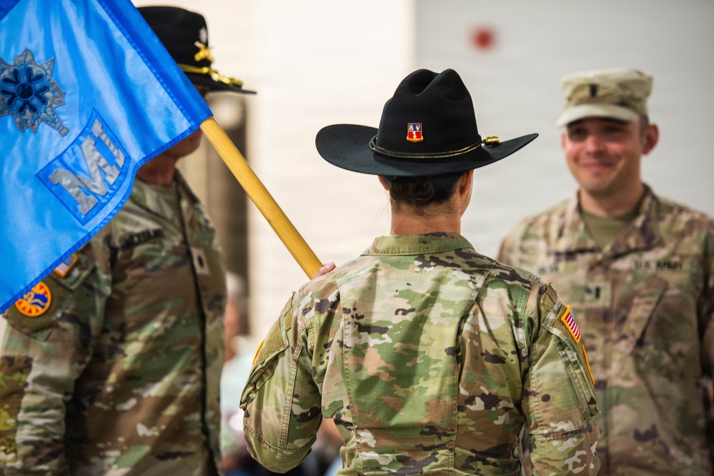 216th Military Intelligence Company Reactivates, Changes Command at Gowen Field.