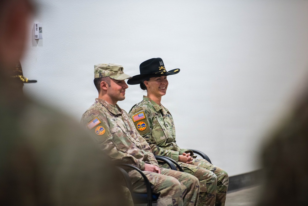 216th Military Intelligence Company Reactivates, Changes Command at Gowen Field.