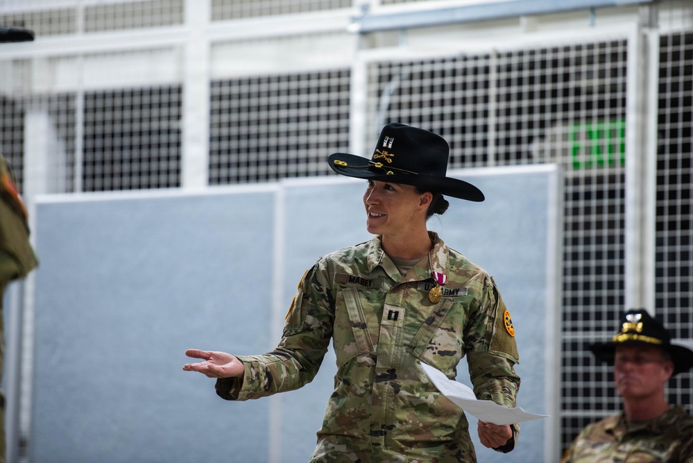 216th Military Intelligence Company Reactivates, Changes Command at Gowen Field.