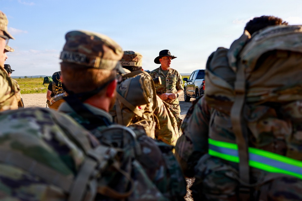 Candidates from the 1st Squadron, 124th Cavalry Regiment, Texas Army National Guard, completed the squadron's Spur Ride at Fort Hood, June 8-11, 2026, earning their place in the Order of the Spur.