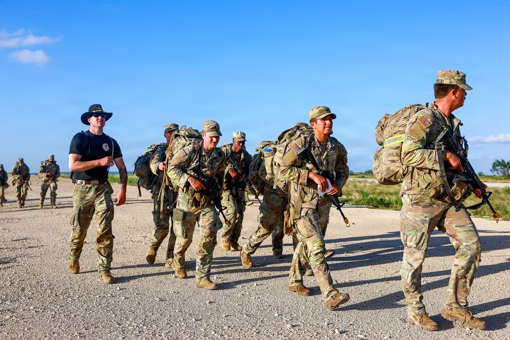 Candidates from the 1st Squadron, 124th Cavalry Regiment, Texas Army National Guard, completed the squadron's Spur Ride at Fort Hood, June 8-11, 2026, earning their place in the Order of the Spur.