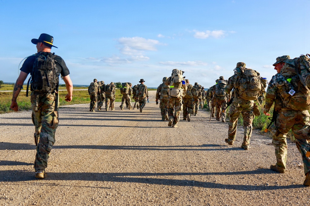 Candidates from the 1st Squadron, 124th Cavalry Regiment, Texas Army National Guard, completed the squadron's Spur Ride at Fort Hood, June 8-11, 2026, earning their place in the Order of the Spur.
