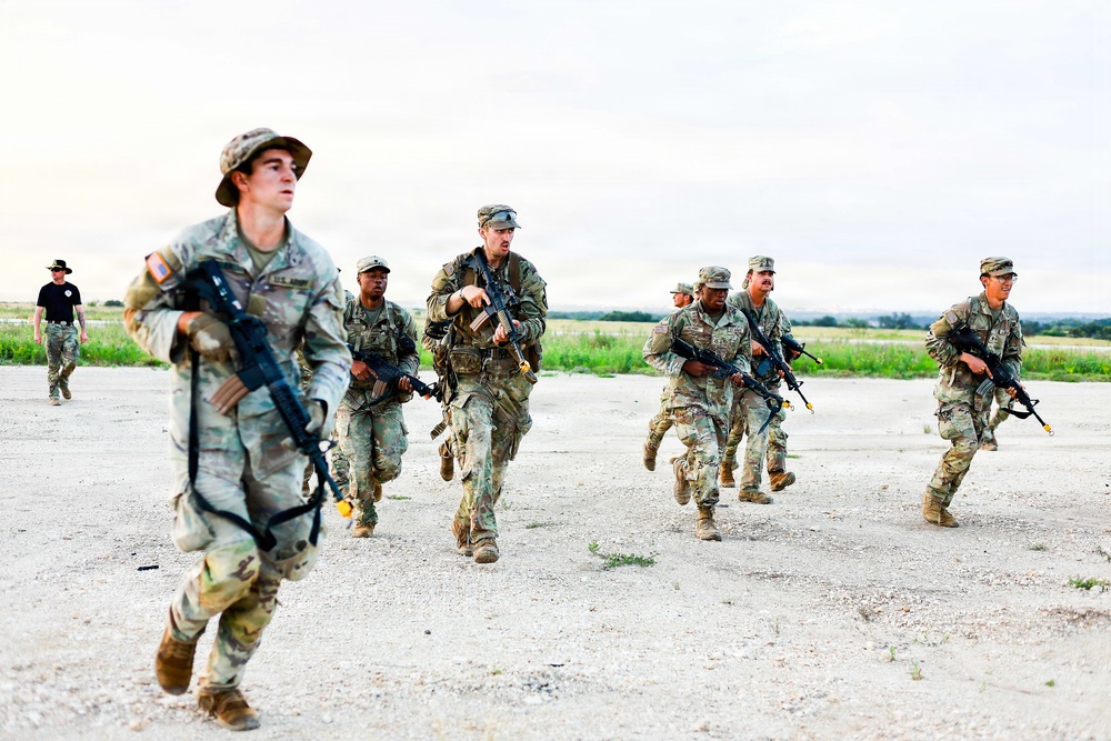 Candidates from the 1st Squadron, 124th Cavalry Regiment, Texas Army National Guard, completed the squadron's Spur Ride at Fort Hood, June 8-11, 2026, earning their place in the Order of the Spur.