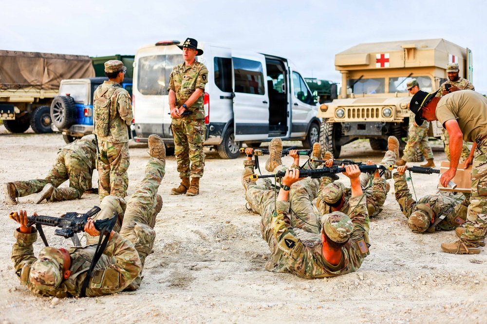 Candidates from the 1st Squadron, 124th Cavalry Regiment, Texas Army National Guard, completed the squadron's Spur Ride at Fort Hood, June 8-11, 2026, earning their place in the Order of the Spur.