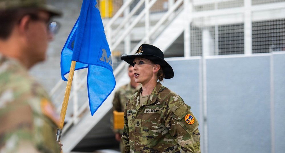 216th Military Intelligence Company Reactivates, Changes Command at Gowen Field.