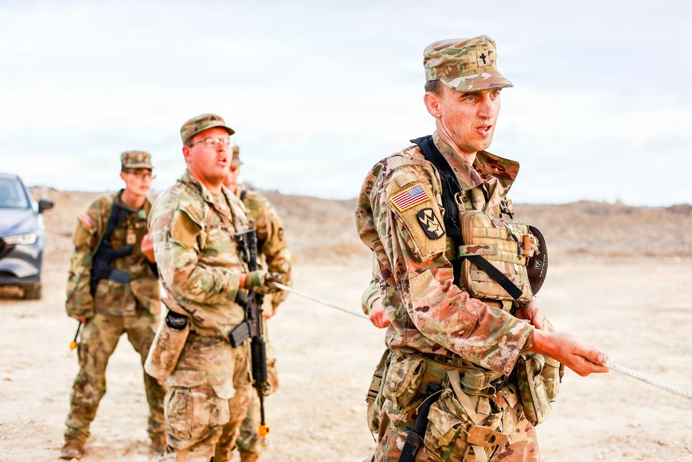 Candidates from the 1st Squadron, 124th Cavalry Regiment, Texas Army National Guard, completed the squadron's Spur Ride at Fort Hood, June 8-11, 2026, earning their place in the Order of the Spur.