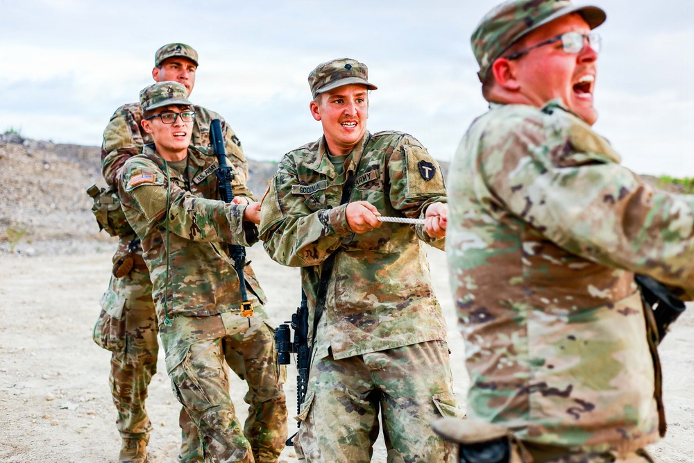 Candidates from the 1st Squadron, 124th Cavalry Regiment, Texas Army National Guard, completed the squadron's Spur Ride at Fort Hood, June 8-11, 2026, earning their place in the Order of the Spur.