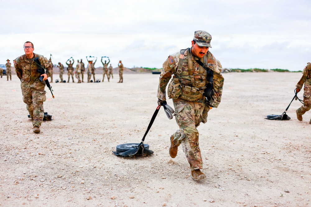 Candidates from the 1st Squadron, 124th Cavalry Regiment, Texas Army National Guard, completed the squadron's Spur Ride at Fort Hood, June 8-11, 2026, earning their place in the Order of the Spur.