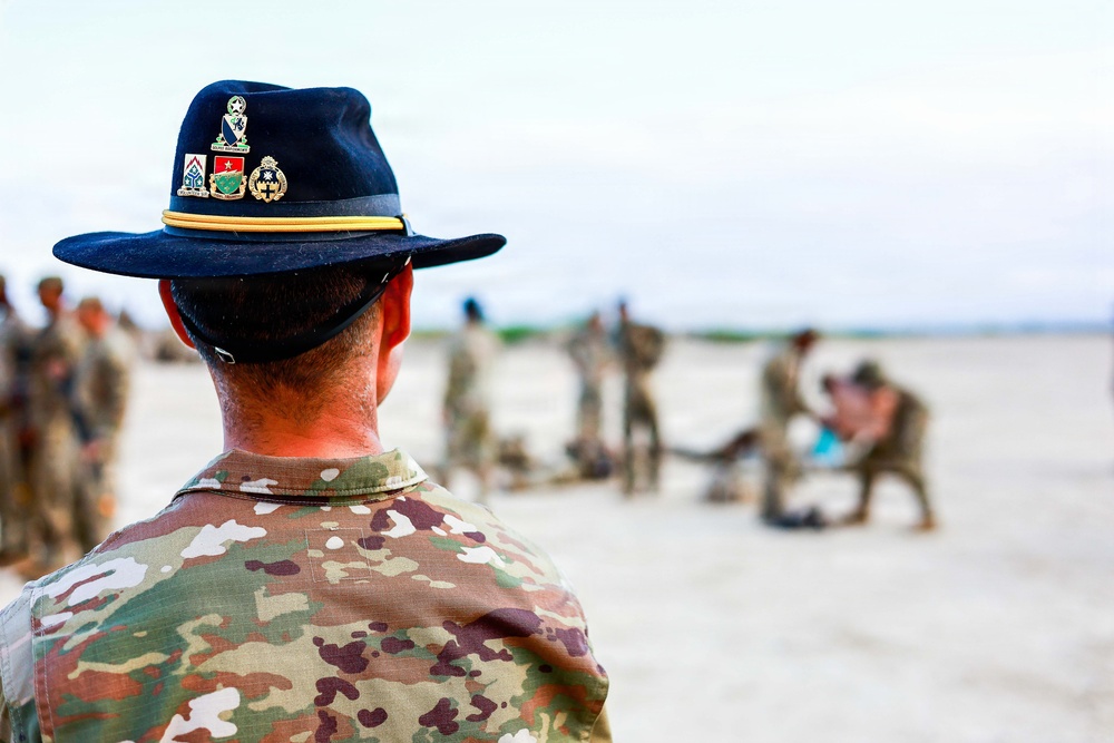 Candidates from the 1st Squadron, 124th Cavalry Regiment, Texas Army National Guard, completed the squadron's Spur Ride at Fort Hood, June 8-11, 2026, earning their place in the Order of the Spur.