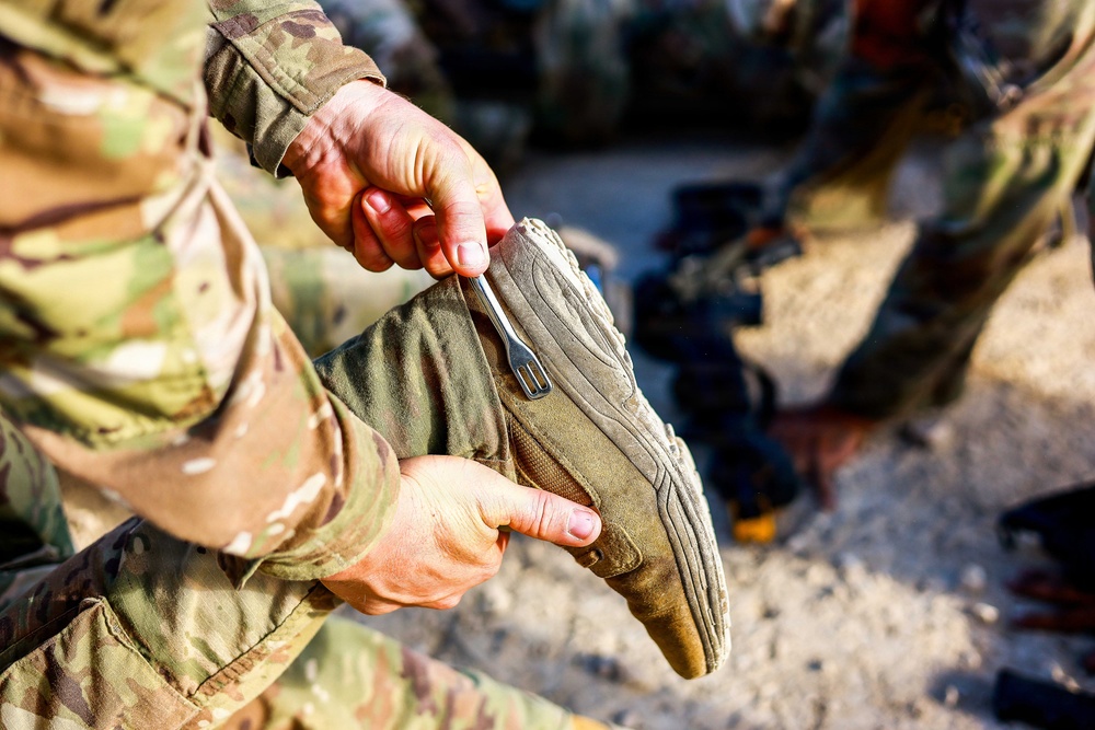 Candidates from the 1st Squadron, 124th Cavalry Regiment, Texas Army National Guard, completed the squadron's Spur Ride at Fort Hood, June 8-11, 2026, earning their place in the Order of the Spur.
