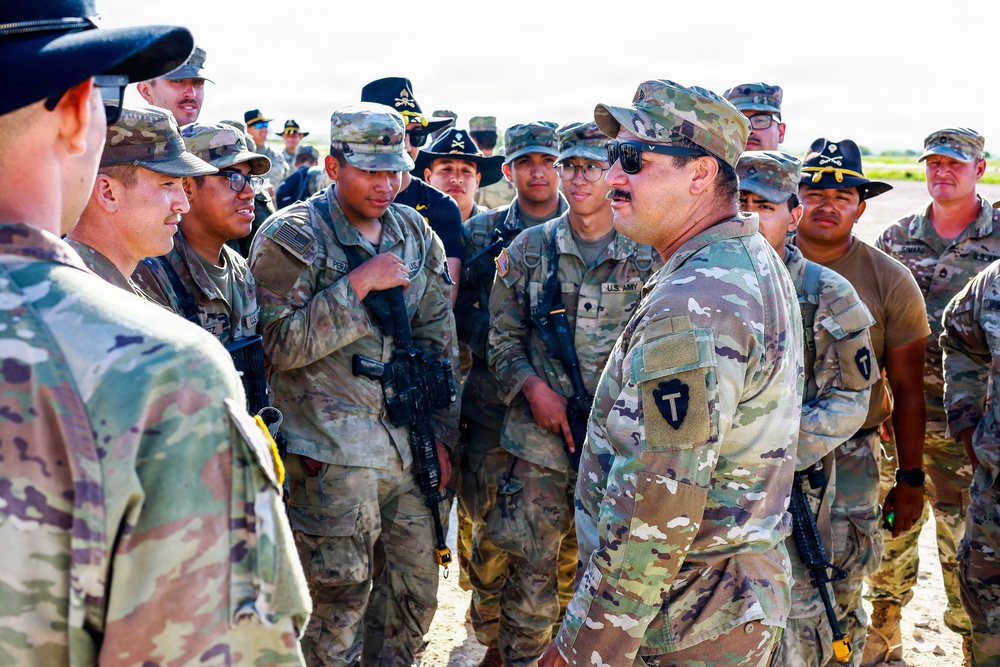 Candidates from the 1st Squadron, 124th Cavalry Regiment, Texas Army National Guard, completed the squadron's Spur Ride at Fort Hood, June 8-11, 2026, earning their place in the Order of the Spur.
