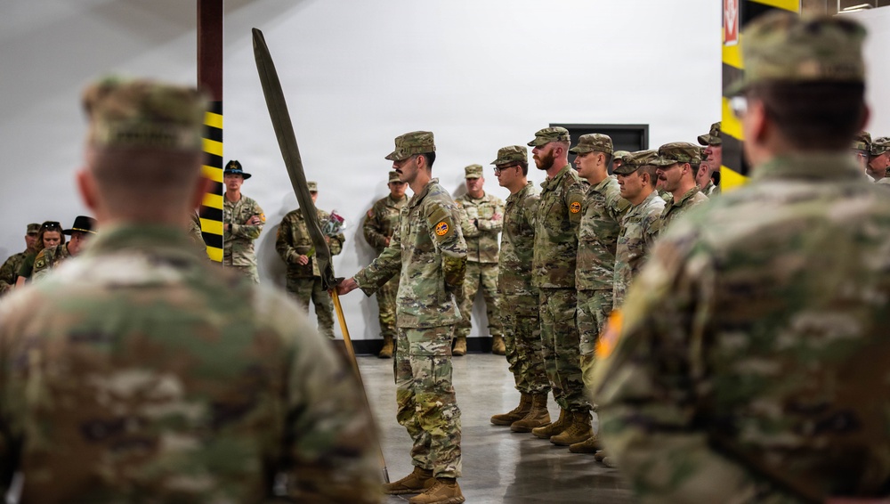 216th Military Intelligence Company Reactivates, Changes Command at Gowen Field.
