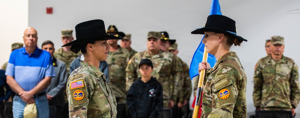 216th Military Intelligence Company Reactivates, Changes Command at Gowen Field.