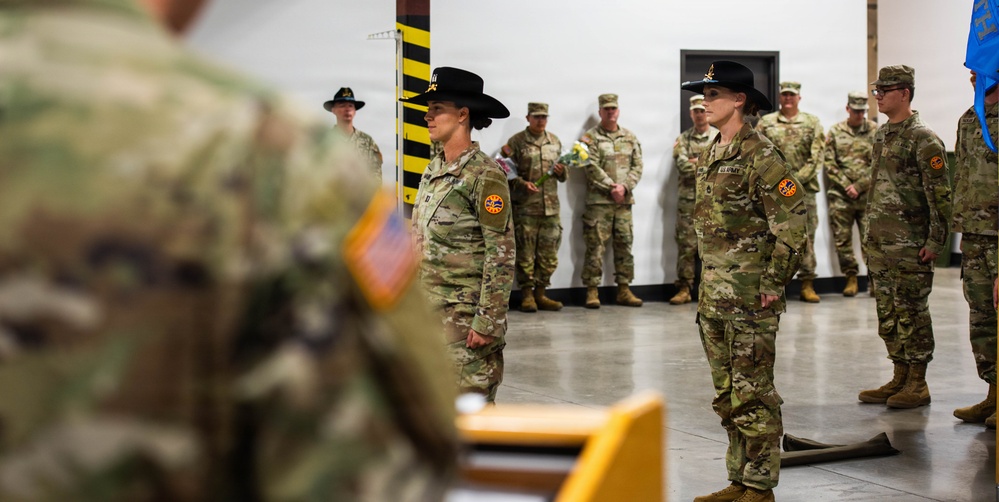 216th Military Intelligence Company Reactivates, Changes Command at Gowen Field.