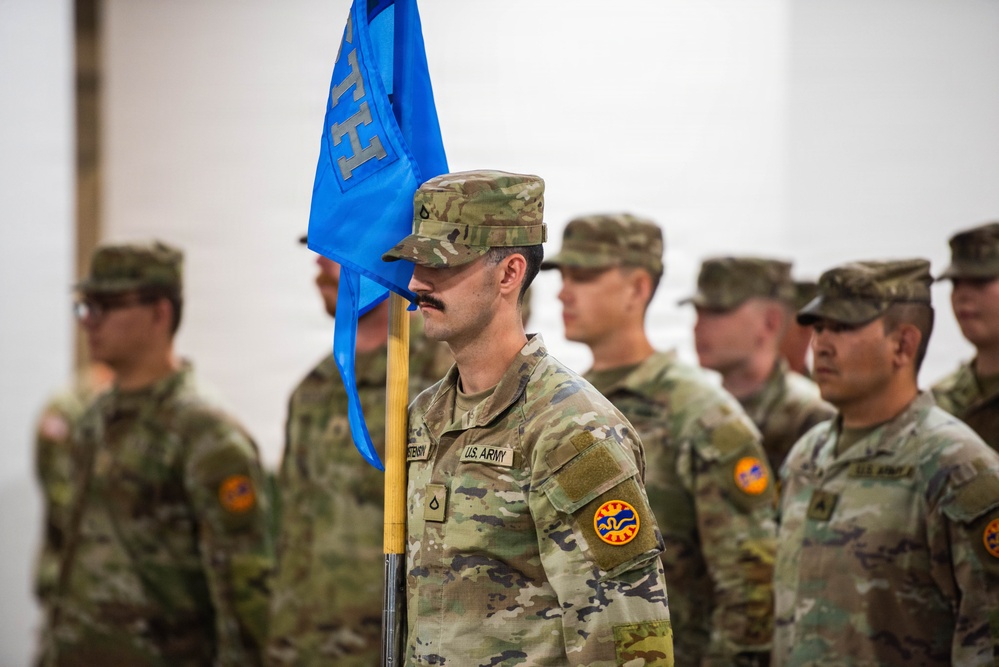 216th Military Intelligence Company Reactivates, Changes Command at Gowen Field.