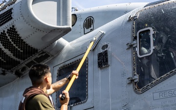 26th Marine Expeditionary Unit’s Type Commanders Amphibious Training | CH-53K Maintenance