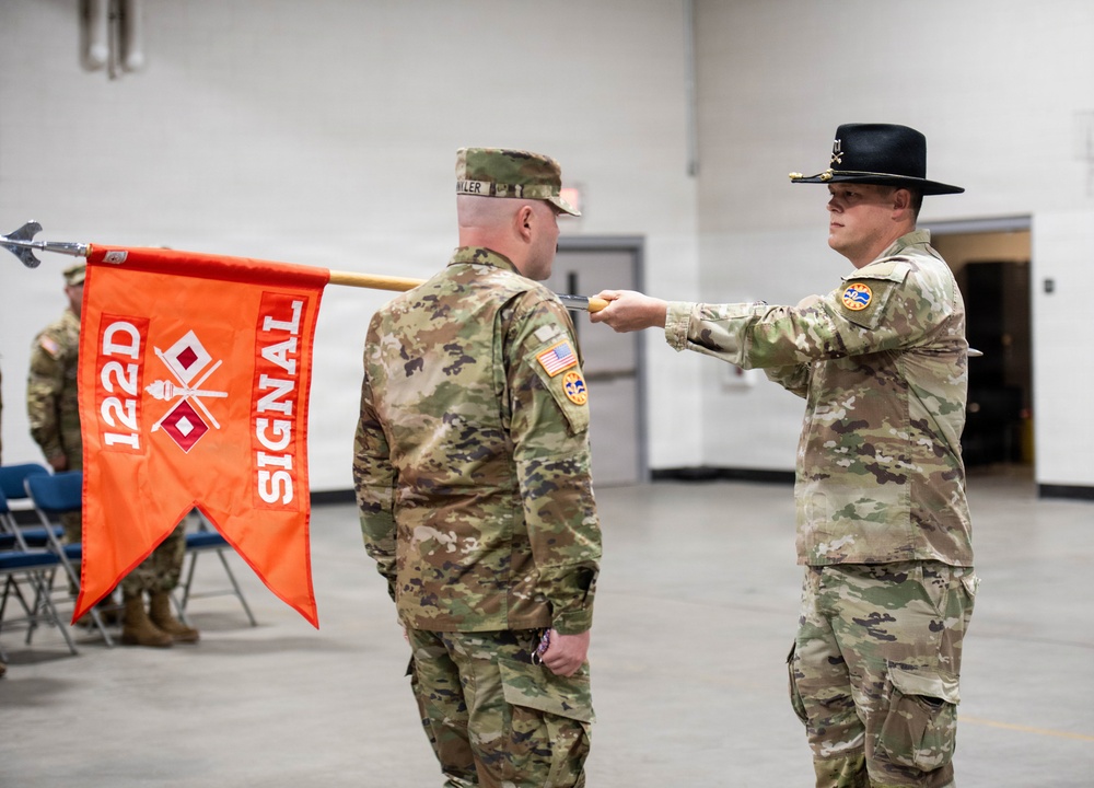 112 Signal Company Reactivates at Gowen Field.
