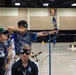 Competitor Takes Aim During Archery Event at DoW Warrior Games