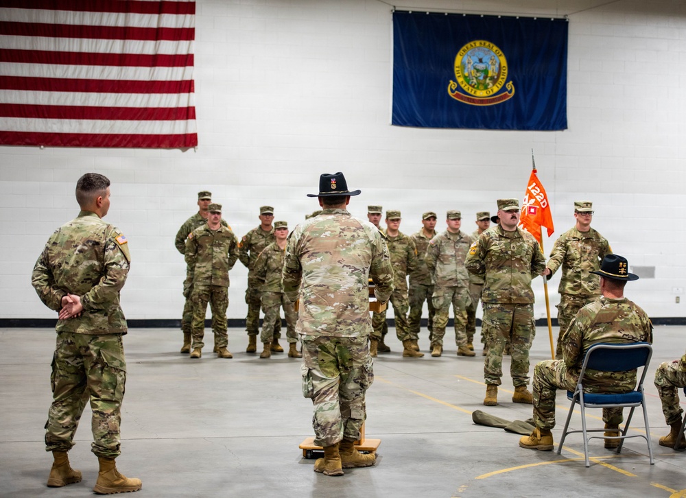 112 Signal Company Reactivates at Gowen Field.