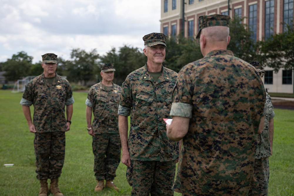 U.S. Sailor Earns Fleet Marine Forces Pin at the Age of 67 in New Orleans