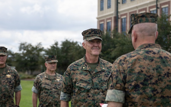 U.S. Sailor Earns Fleet Marine Forces Pin at the Age of 67 in New Orleans