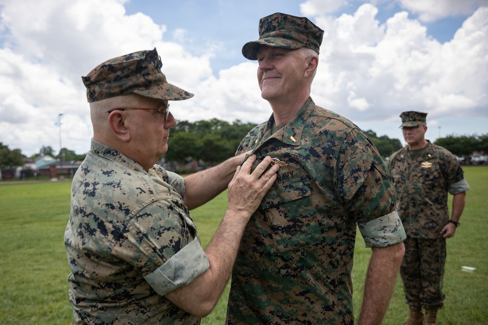 U.S. Sailor Earns Fleet Marine Forces Pin at the Age of 67 in New Orleans