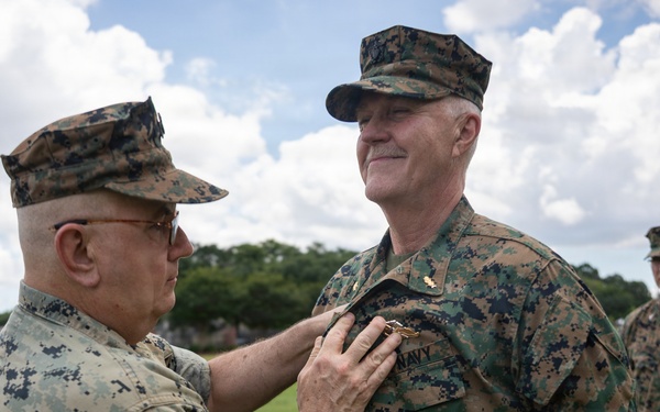 U.S. Sailor Earns Fleet Marine Forces Pin at the Age of 67 in New Orleans