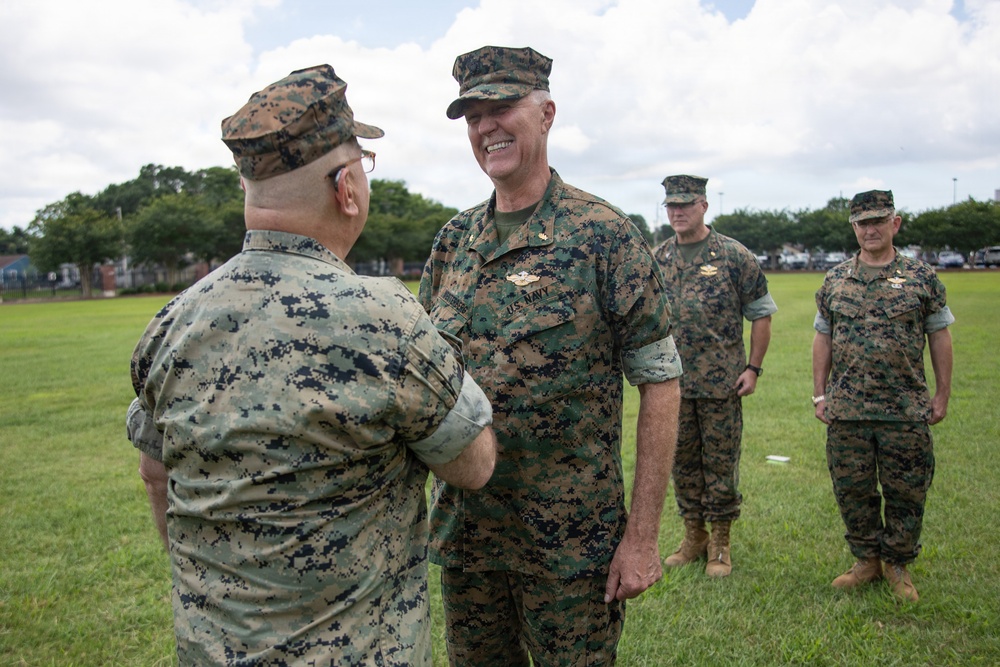 U.S. Sailor Earns Fleet Marine Forces Pin at the Age of 67 in New Orleans