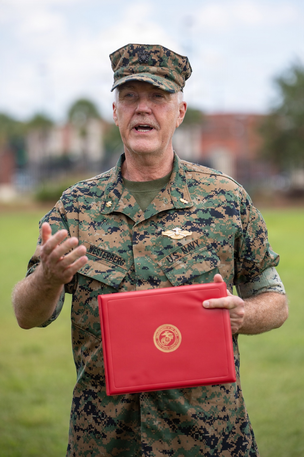 U.S. Sailor Earns Fleet Marine Forces Pin at the Age of 67 in New Orleans
