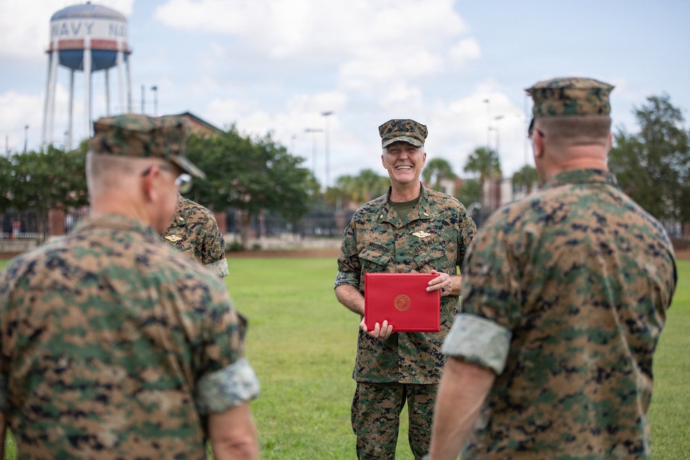 U.S. Sailor Earns Fleet Marine Forces Pin at the Age of 67 in New Orleans