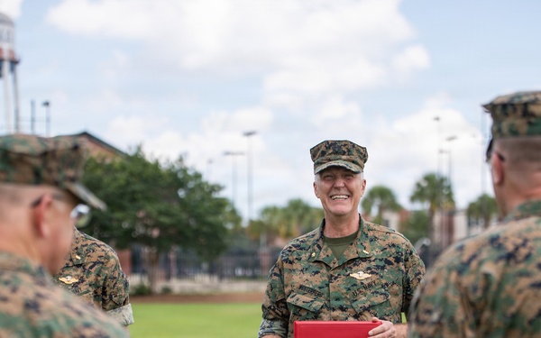 U.S. Sailor Earns Fleet Marine Forces Pin at the Age of 67 in New Orleans