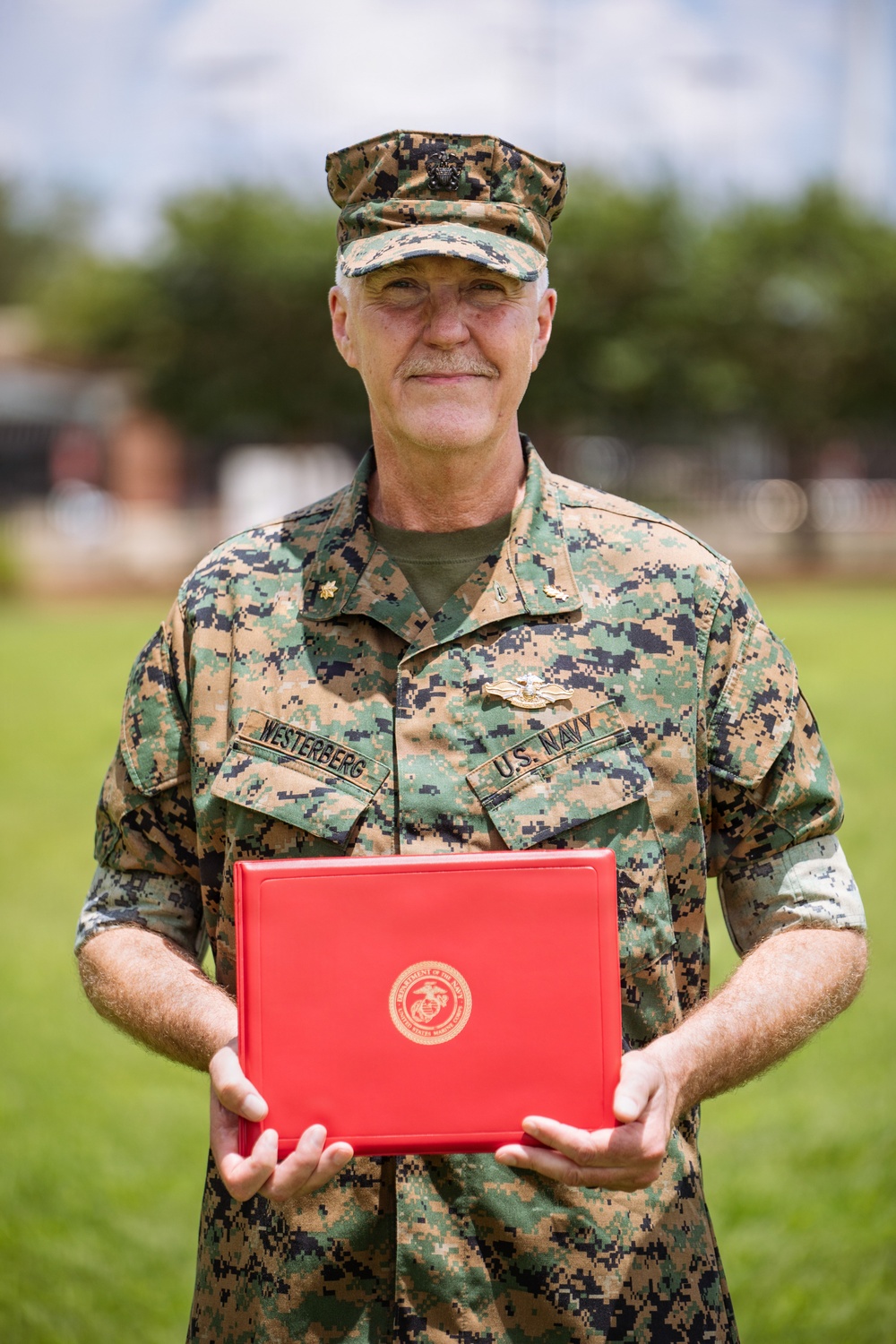 U.S. Sailor Earns Fleet Marine Forces Pin at the Age of 67 in New Orleans