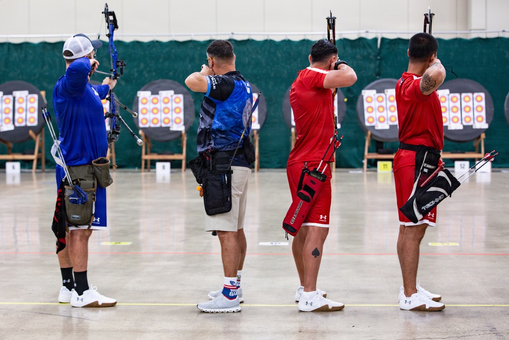 Team Marine Corps Targets Medals in Warrior Games Archery