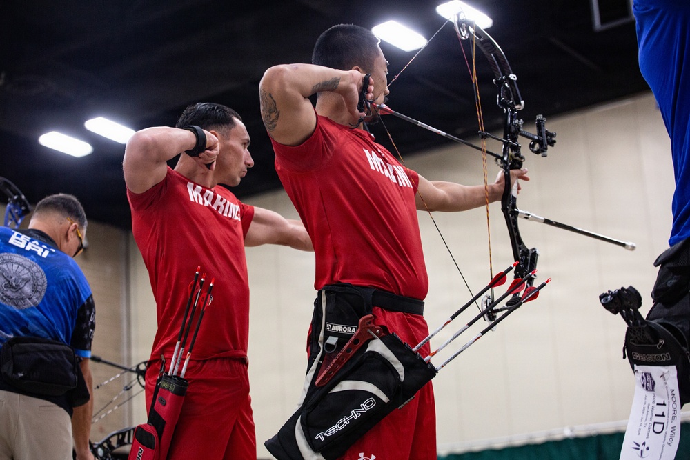 Team Marine Corps Targets Medals in Warrior Games Archery