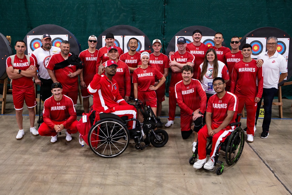 Team Marine Corps Targets Medals in Warrior Games Archery