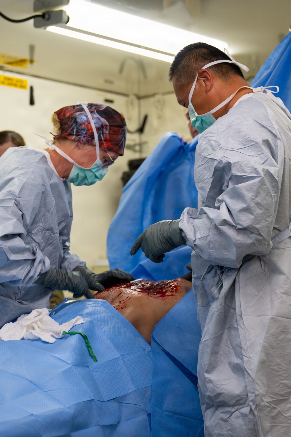 338th Medical Brigade Surgical Cut Suit